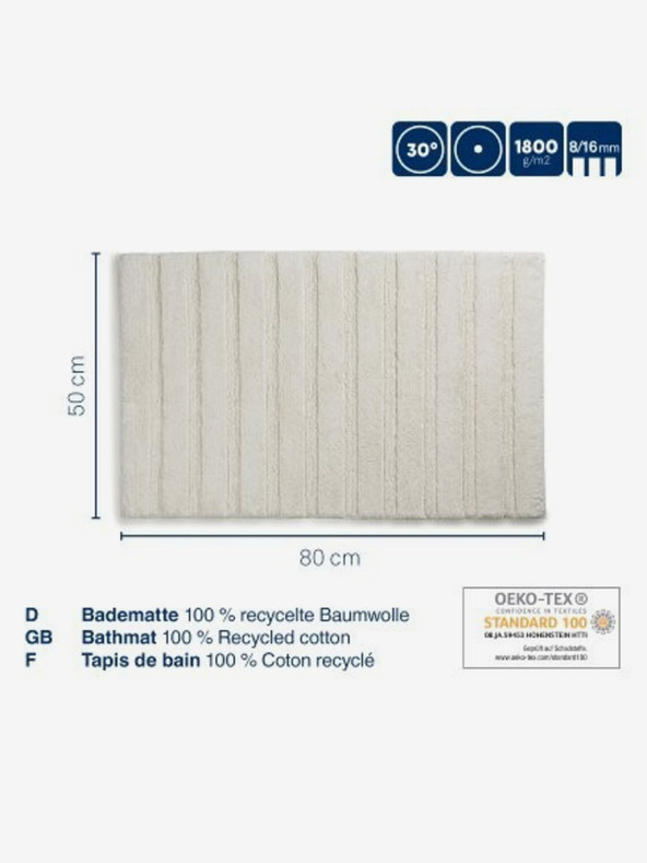 Kela Covoraș de baie Megan 100% bumbac verde mușchi 80,0x50,0x1,6cm KELA