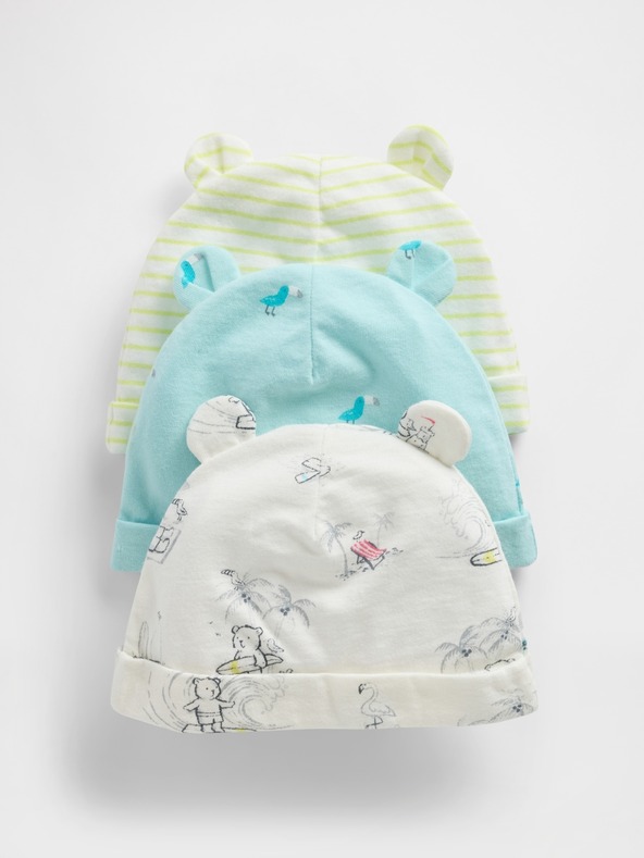 GAP Căciulă baby din bumbac, 3 buc. GAP