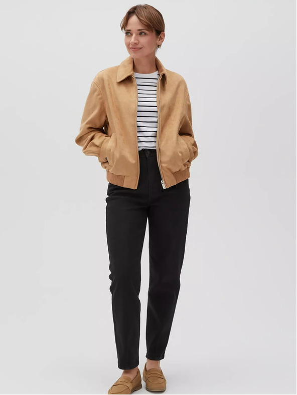 Moodo Jachetă bej pentru femei