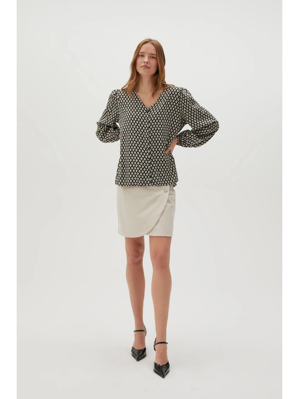 Moodo Cămașă neagră pentru femei