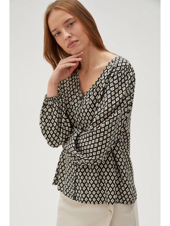 Moodo Cămașă neagră pentru femei
