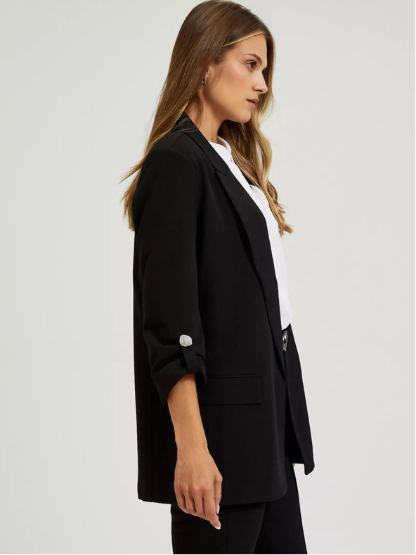 Moodo Sacou neagră pentru femei