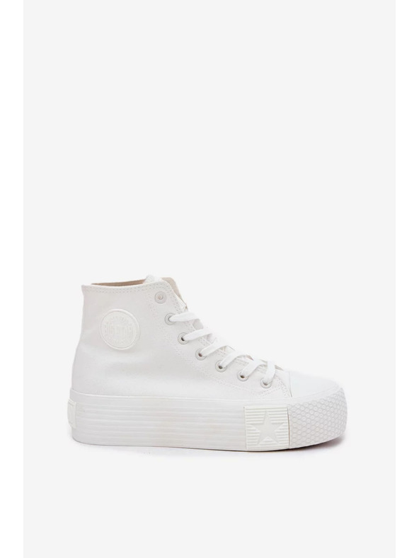 BIG STAR SHOES Adidași din pânză pe platformă pentru femei Big Star