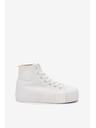 BIG STAR SHOES Adidași din pânză pe platformă pentru femei Big Star