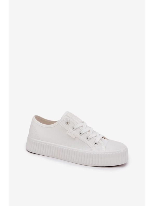 BIG STAR SHOES Adidași din pânză pe platformă pentru femei Big Star