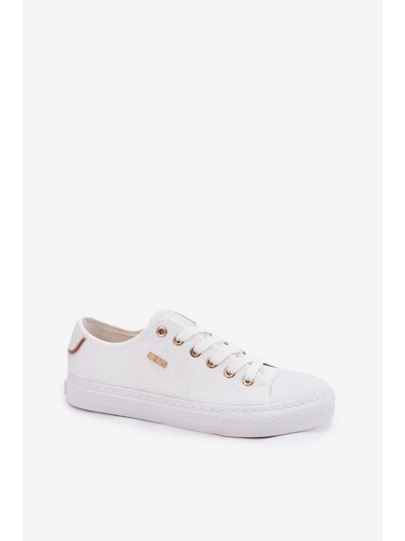 BIG STAR SHOES Adidași din pânză pentru femei Big Star – albi