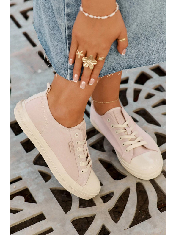 BIG STAR SHOES Adidași pentru femei Big Star – roz deschis