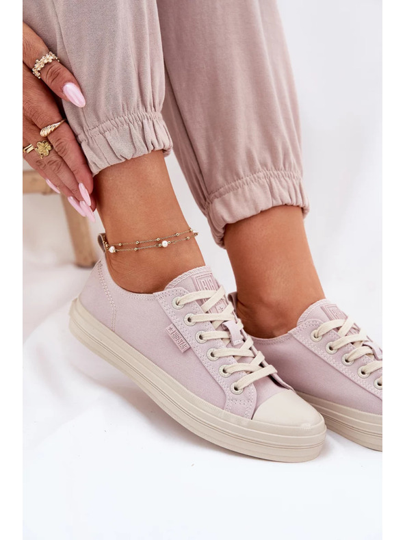 BIG STAR SHOES Adidași pentru femei Big Star – roz deschis