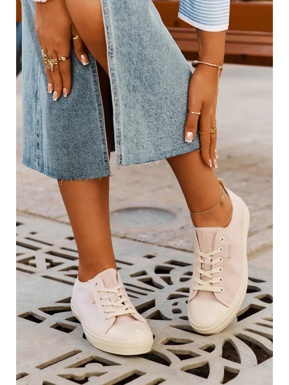 BIG STAR SHOES Adidași pentru femei Big Star – roz deschis