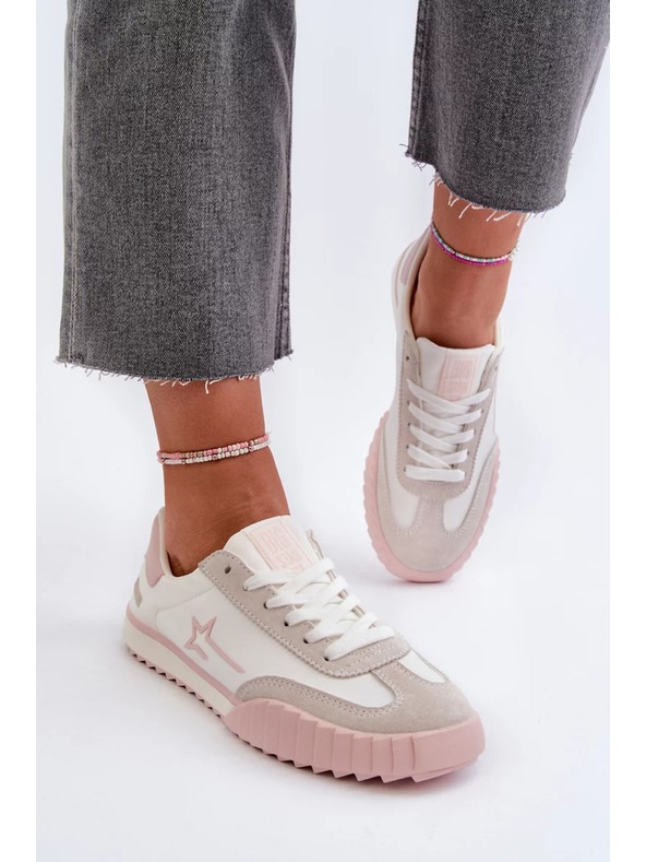 BIG STAR SHOES Adidași scurți pentru femei Big Star Roz