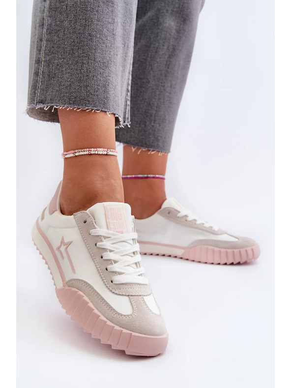 BIG STAR SHOES Adidași scurți pentru femei Big Star Roz