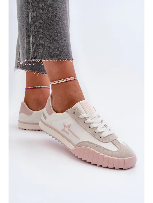 BIG STAR SHOES Adidași scurți pentru femei Big Star Roz