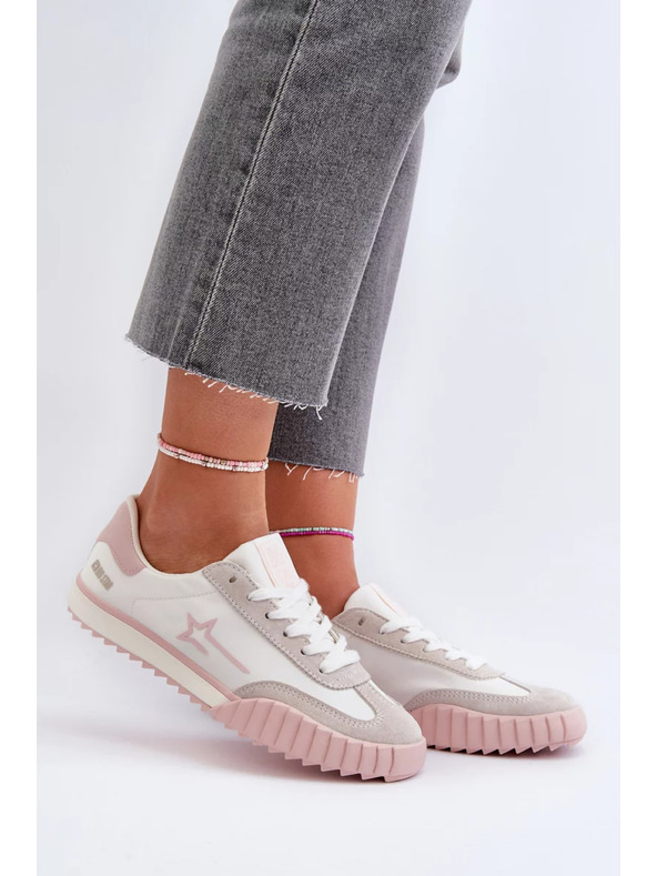 BIG STAR SHOES Adidași scurți pentru femei Big Star Roz