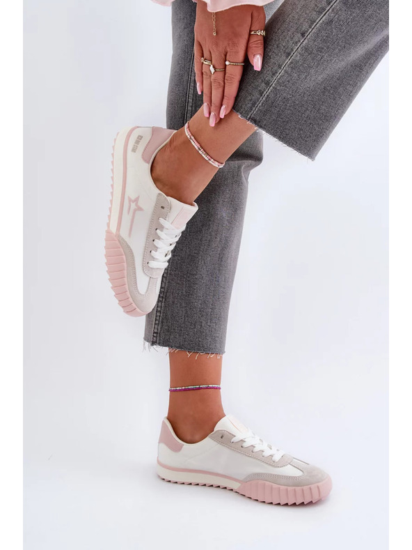 BIG STAR SHOES Adidași scurți pentru femei Big Star Roz