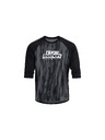 Horsefeathers Tricou de ciclism Spike 3/4 - halftone/negru HORSEFEATHERS
