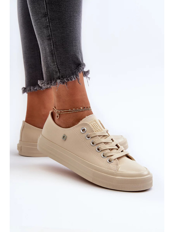 BIG STAR SHOES Adidași clasici pentru femei Big Star - Bej