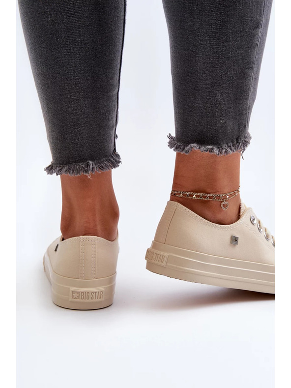 BIG STAR SHOES Adidași clasici pentru femei Big Star - Bej