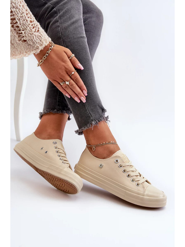 BIG STAR SHOES Adidași clasici pentru femei Big Star - Bej