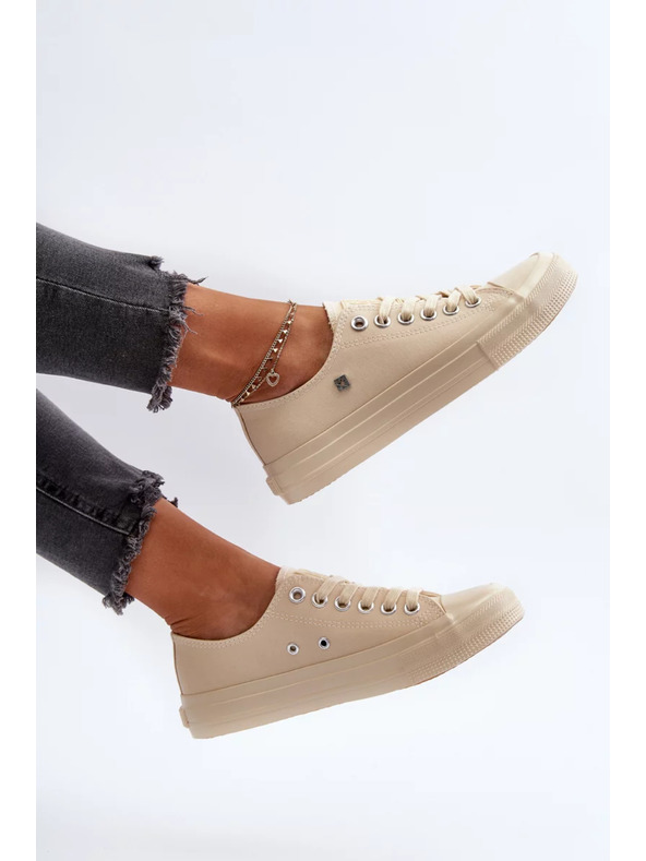 BIG STAR SHOES Adidași clasici pentru femei Big Star - Bej