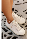 BIG STAR SHOES Adidași din pânză pentru femei Big Star - bej