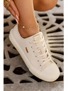 BIG STAR SHOES Adidași din pânză pentru femei Big Star - bej