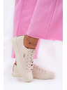 BIG STAR SHOES Adidași din pânză pentru femei Big Star - bej