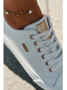 BIG STAR SHOES Adidași pentru femei din piele ecologică Big Star - albi