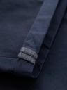 Ombre Clothing Pantaloni scurți chino clasici pentru bărbați cu manșetă - albastru închis