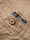 Ombre Clothing Pantaloni scurți chino clasici bărbătești cu tiv răsfrânt - bej