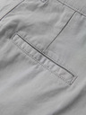 Ombre Clothing Pantaloni scurți chino clasici bărbătești cu tiv răsfrânt - gri