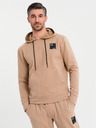 Ombre Clothing Set hanorac cu glugă + pantaloni de trening - maro