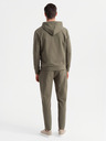 Ombre Clothing Set hanorac cu glugă + pantaloni de trening - măsliniu