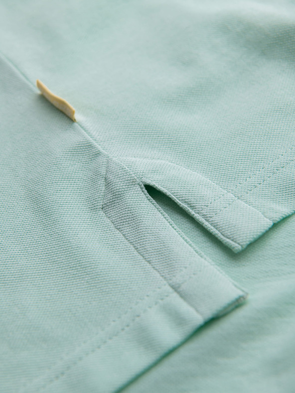 Ombre Clothing Tricou polo din țesătură pique din bumbac - mentă
