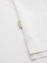 Ombre Clothing Tricou polo din țesătură pique din bumbac - crem