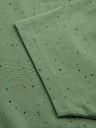 Ombre Clothing Tricou din bumbac pentru bărbați cu imprimeu și decolteu rotund - verde