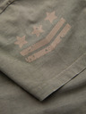 Ombre Clothing Tricou din bumbac cu imprimeu și decolteu rotund - negru