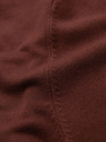 Ombre Clothing Cămașă tricotată clasică pentru bărbați cu manșete coaste - maro cald