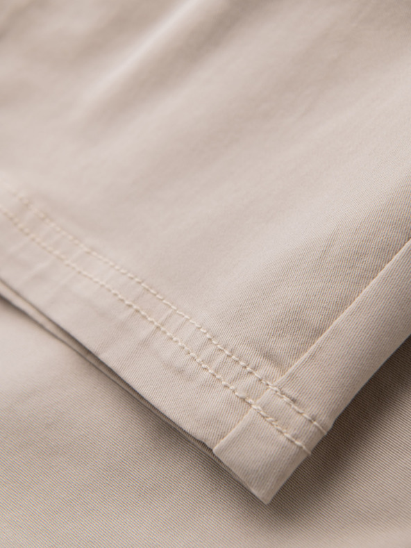 Ombre Clothing Pantaloni scurți pentru bărbați cu croială lejeră și buzunare cargo - crem