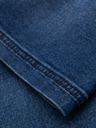 Ombre Clothing Pantaloni scurți pentru bărbați cu talie elastică și efect uzat - albastru