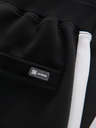 Ombre Clothing Pantaloni de trening pentru bărbați cu bordură contrastantă - negru