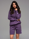 Ombre Clothing Hanorac unisex cu buzunare și glugă - violet