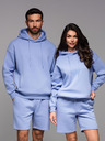 Ombre Clothing Hanorac unisex cu glugă și buzunare - lavandă