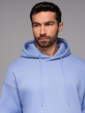 Ombre Clothing Hanorac unisex cu glugă și buzunare - lavandă