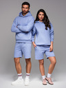 Ombre Clothing Hanorac unisex cu glugă și buzunare - lavandă