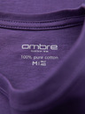 Ombre Clothing Tricou clasic BASIC din bumbac pentru bărbați - mov