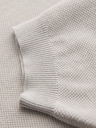 Ombre Clothing Tricou polo din bumbac pentru bărbați din țesătură structurată - bej
