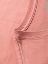 Ombre Clothing Tricou clasic BASIC din bumbac pentru bărbați cu decolteu - roz