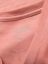 Ombre Clothing Tricou clasic BASIC din bumbac pentru bărbați cu decolteu - roz
