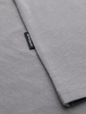 Ombre Clothing Tricou clasic BASIC din bumbac pentru bărbați - gri