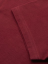 Ombre Clothing Tricou clasic BASIC din bumbac pentru bărbați - bordo